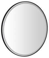 SAPHO KADRIS kulaté zrcadlo s LED osvětlením ø 100cm, černá mat KD100