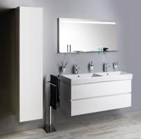 SAPHO Koupelnový set ODETTA 120, bílá KSET-058