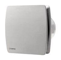 SAPHO LEX koupelnový ventilátor axiální, 15W, potrubí 100, nerez mat LX103