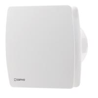 SAPHO LEX koupelnový ventilátor axiální s časovačem, 15W, potrubí 100, bílá LX102