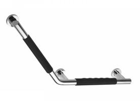 SAPHO Madlo lomené 135° s protiskluzem LEVÉ, nerez lesk XR507