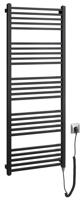 SAPHO METRO-E elektrické otopné těleso rovné 500x1340 500 W, černá mat ME513B