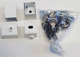 SAPHO METRO montážní uchycení, sada k IR405, IR415 a IR425, bílá NDMETB