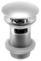 SAPHO MINIMAL umyvadlová výpust 5/4“, click-clack, velká krytka, nerez mat MI057