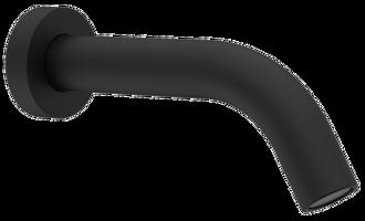 SAPHO Nástěnná výtoková hubice, kulatá, 174, černá mat BO512