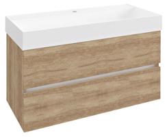SAPHO ODETTA umyvadlová skříňka 95x50x43,5cm, dub Alabama DT100-2222