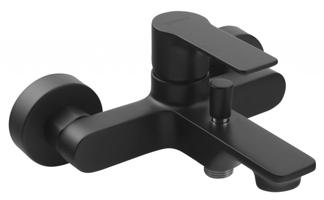 SAPHO PAX nástěnná vanová baterie, černá mat XA10/15