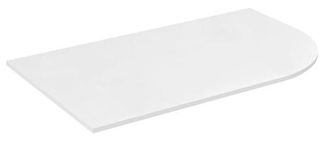 SAPHO PULSE deska Rockstone 755x12x455, levá, bílá mat BM750-0101