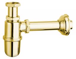 SAPHO RETRO umyvadlový sifon 5/4", odpad 32 zlato 9595