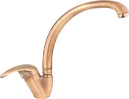 SAPHO SALY stojánková dřezová baterie, výška 280, bronz SA516