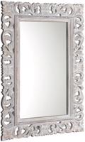 SAPHO SCULE zrcadlo ve vyřezávaném rámu 80x120cm, bílá IN324