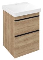 SAPHO SITIA umyvadlová skříňka 46,4x70x44,2cm, 2xzásuvka, dub alabama SI050-2222