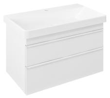 SAPHO SITIA umyvadlová skříňka 75,6x50x44,2cm, 2xzásuvka, bílá mat SI080-3131