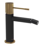 SAPHO SOLARIS stojánková bidetová baterie, černá/zlato mat WD003G