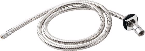 SAPHO Sprchová průchodka na okraj vany včetně hadice F1/2"-M3/8" , hranatá, chrom 1205-11