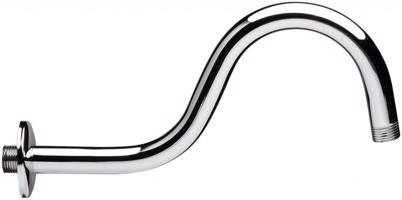 SAPHO Sprchové ramínko kulaté tvar S, 300, chrom BR551