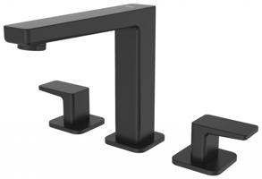 SAPHO TURSI tříprvková stojánková umyvadlová baterie, černá mat TI017B