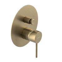 SAPHO ULTRAMIX podomítková sprchová baterie, 2 výstupy, zlato mat UT042G