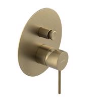 SAPHO ULTRASAN podomítková sprchová baterie, 2 výstupy, zlato mat UT042VG