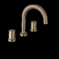 SAPHO ULTRATAP tříprvková stojánková umyvadlová baterie, zlato mat UT017TG