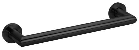 SAPHO X-ROUND BLACK držák ručníků 300x65, černá mat XR400B