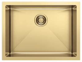 SAPHO ZENITH nerezový dřez 60x45cm, zlato mat ZN6045Z