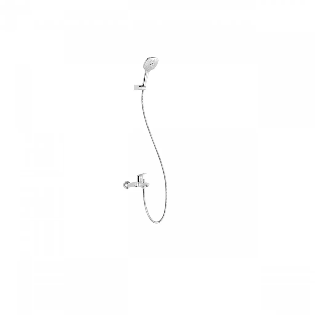 Tres CANIGO chrom vanová nástěnná včetně sprchy, držáku a hadice 21717001 TG 21717001