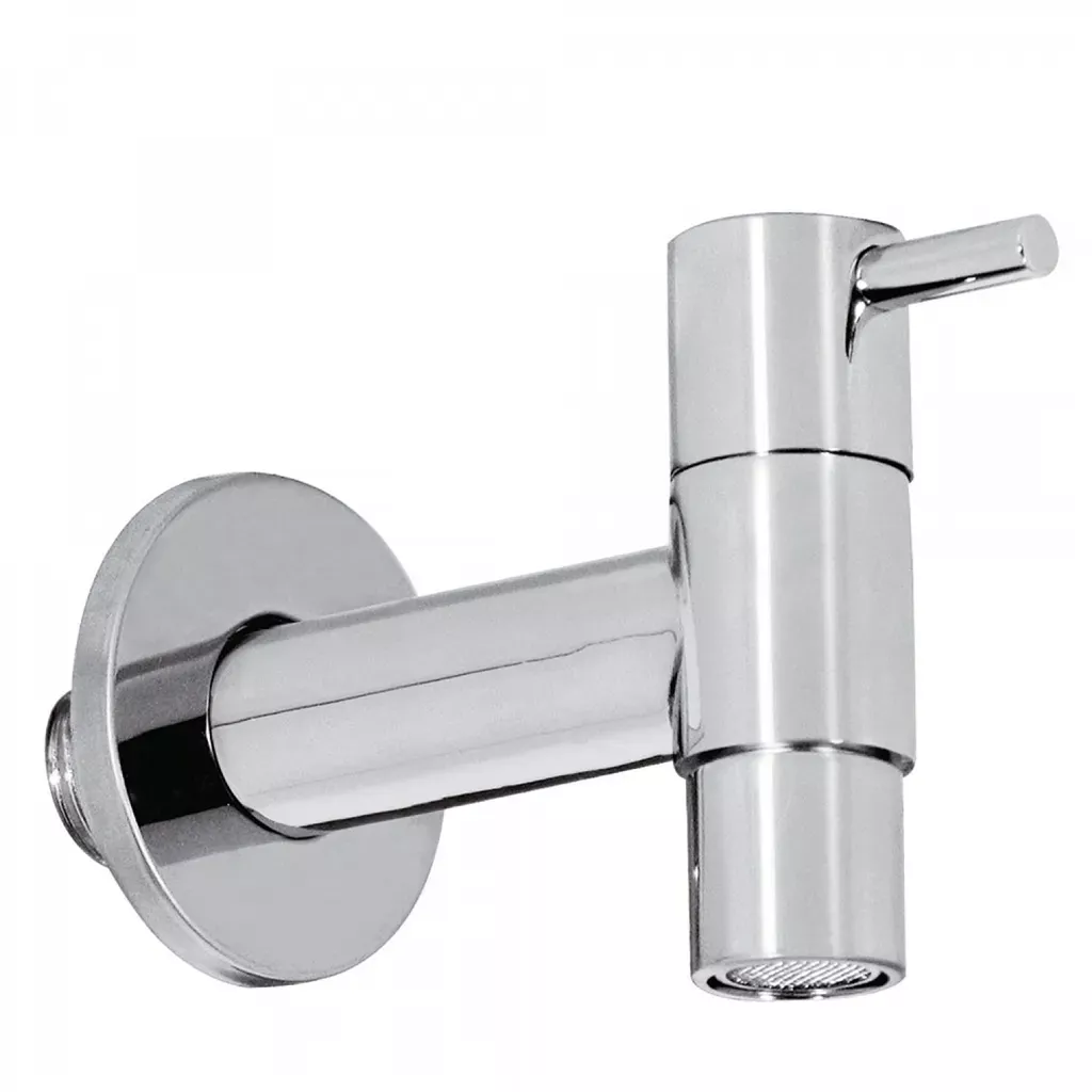 TRES Zahradní kohout chrom 1/2" s perlátorem 03450101 TG 03450101