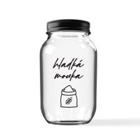 Úklid pro klid Sklenice na hladkou mouku Typ písma: Psací