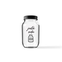 Úklid pro klid Sklenice na jedlou sodu 1 l Typ písma: Psací