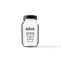 Úklid pro klid Sklenice na kávu 1 l Typ písma: Tiskací