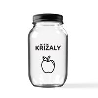 Úklid pro klid Sklenice na křížaly 3,75 l Typ písma: Tiskací