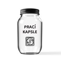 Úklid pro klid Sklenice na prací kapsle 3,75 l Typ písma: Tiskací