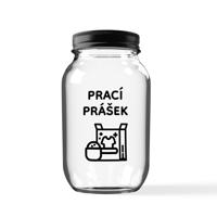 Úklid pro klid Sklenice na prací prášek 3,68 l Typ písma: Tiskací