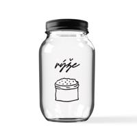 Úklid pro klid Sklenice na rýži 3,68 l Typ písma: Psací