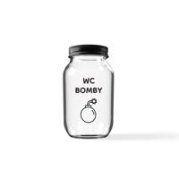 Úklid pro klid Sklenice na WC bomby 1 l Typ písma: Tiskací