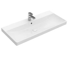 VILLEROY & BOCH Avento Umyvadlo nábytkové 80x47 cm, s přepadem, otvor pro baterii, CeramicPlus, alpská bílá 415680R1