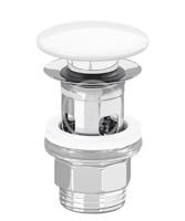VILLEROY & BOCH Příslušenství Uzavíratelná výpusť, Push-Open, CeramicPlus, Stone White 8L0334RW